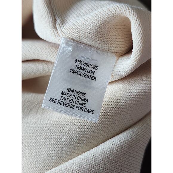 Ronny Kobo Alula Striped Crochet Knit Pencil Midi Dress Size Small - Picture 8 of 8